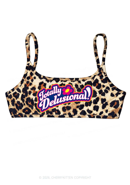 Totally Delusional Y2K Super Crop Cami Cherrykitten