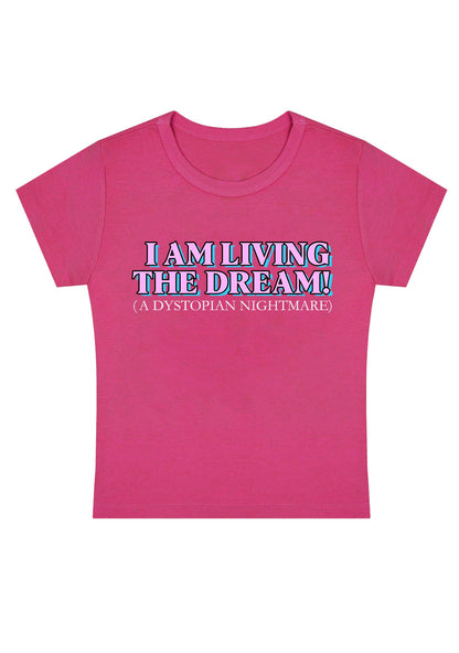 Curvy I Am Living The Dream Baby Tee