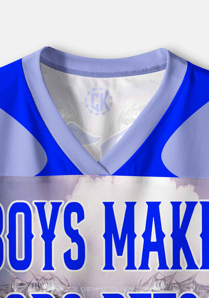 Boys Make Pets Dogs Y2K Crop Sport Jersey Shirts Cherrykitten