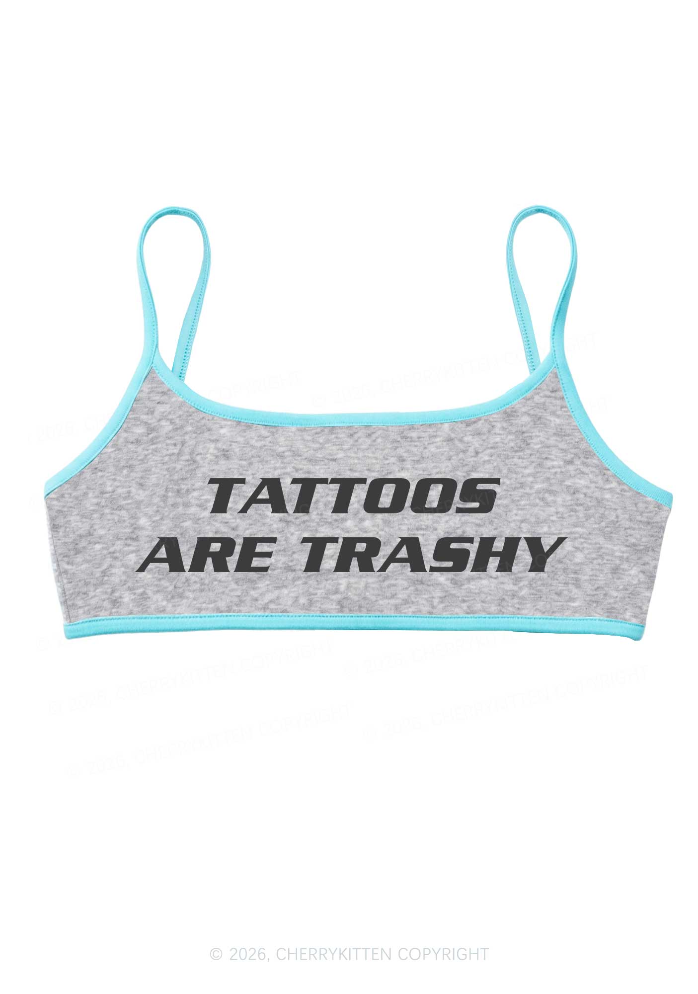 Tattoos Are Trashy Y2K Super Crop Cami Cherrykitten