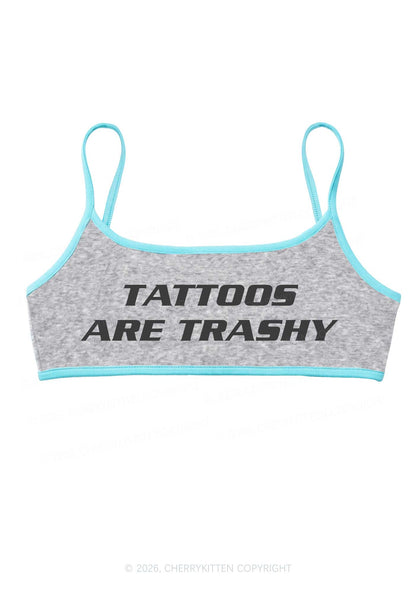 Tattoos Are Trashy Y2K Super Crop Cami Cherrykitten