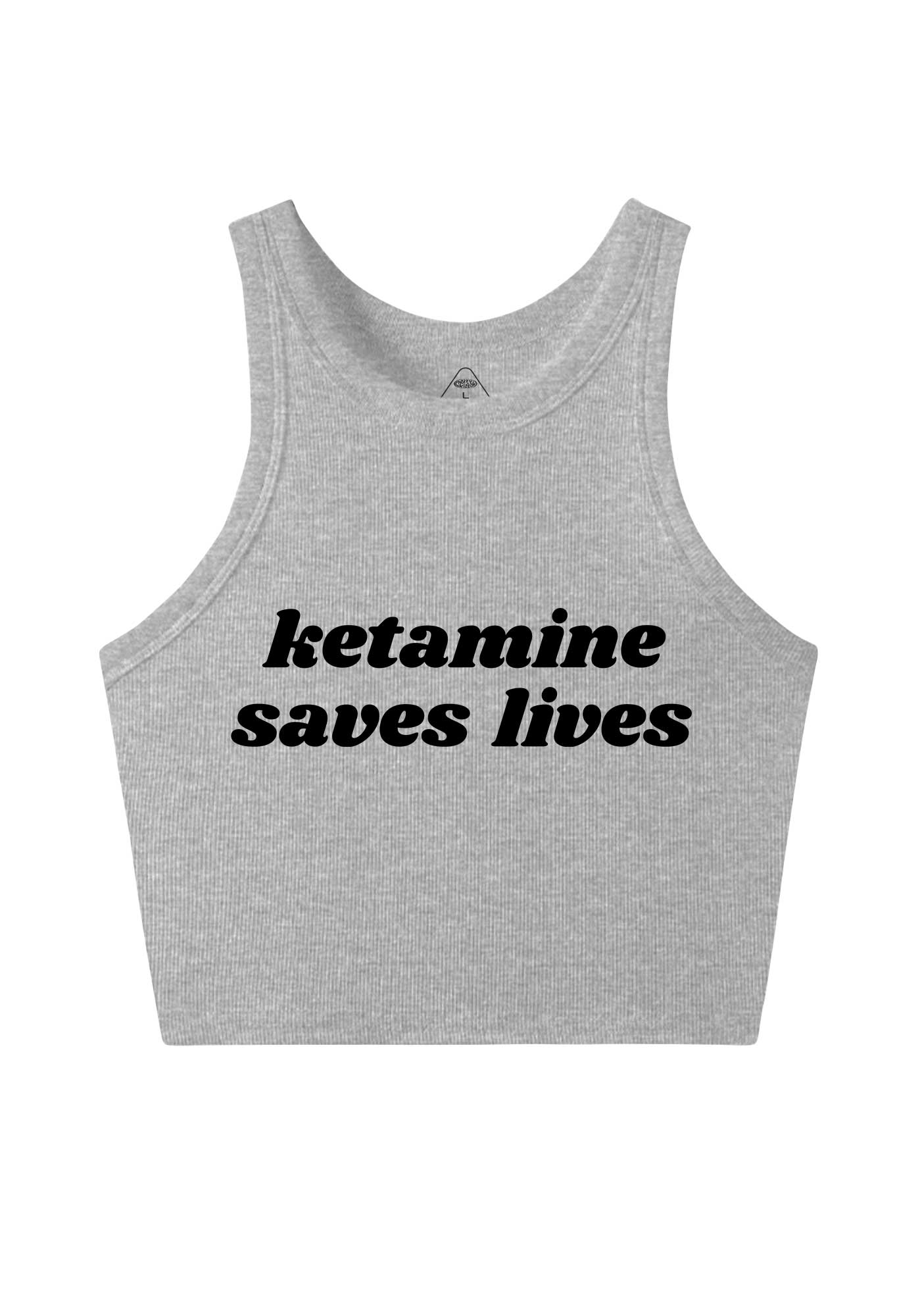 Kxxamine Saves Lives Y2K Crop Tank Top Cherrykitten
