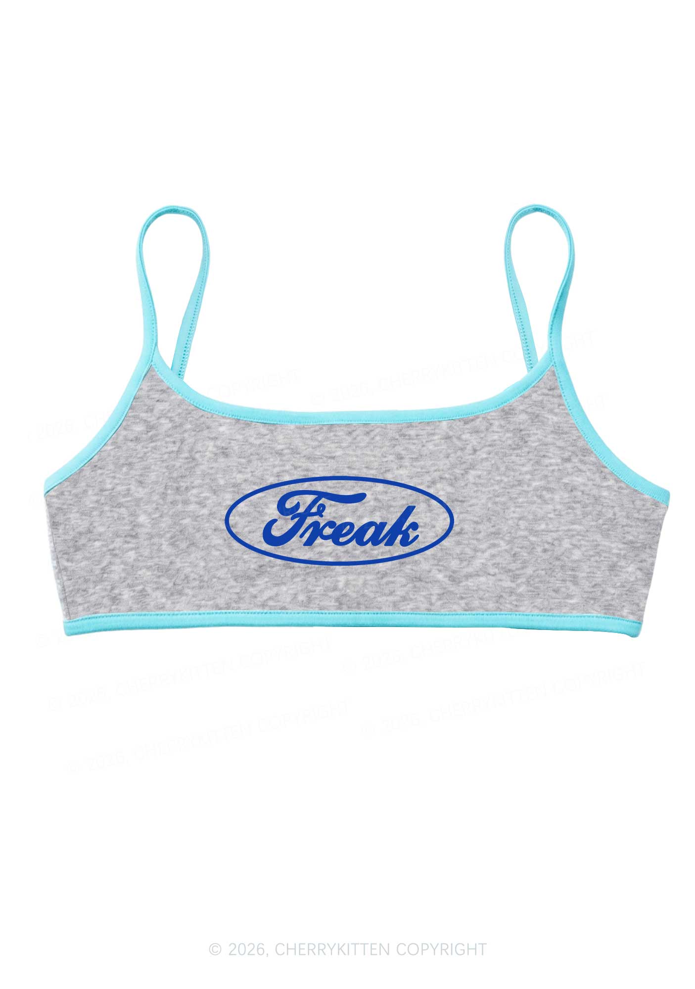 Oval Freak Y2K Super Crop Cami Cherrykitten
