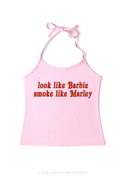 Smoke Like Marley Y2K Halter Neck Cami Cherrykitten