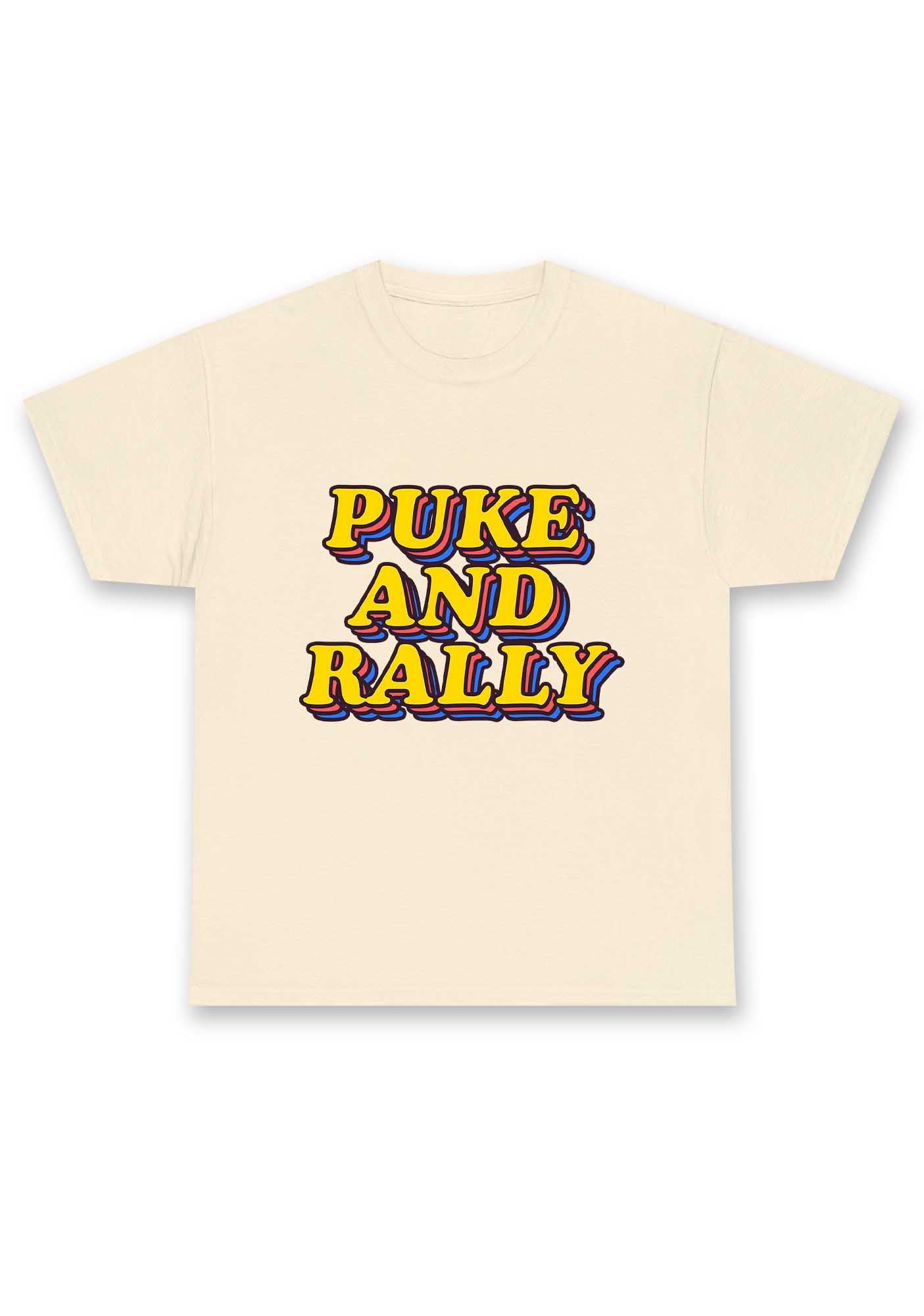 Puke And Rally Chunky Shirt