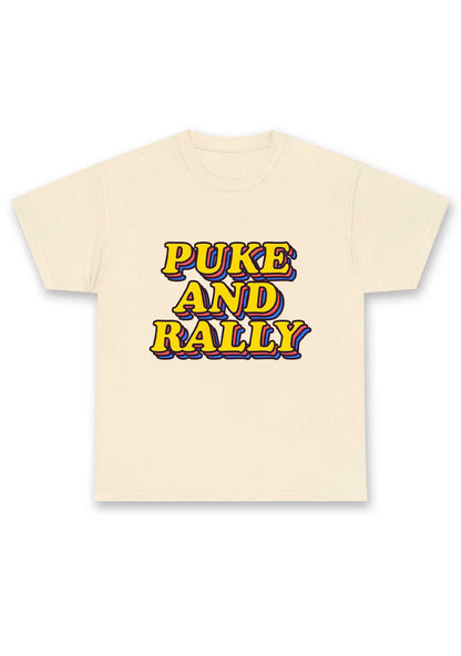 Puke And Rally Chunky Shirt
