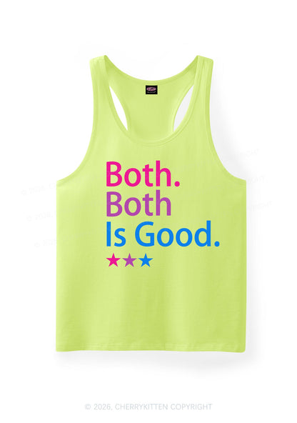 Both Is Good Pride Y2K Men Racerback Tank Top Cherrykitten
