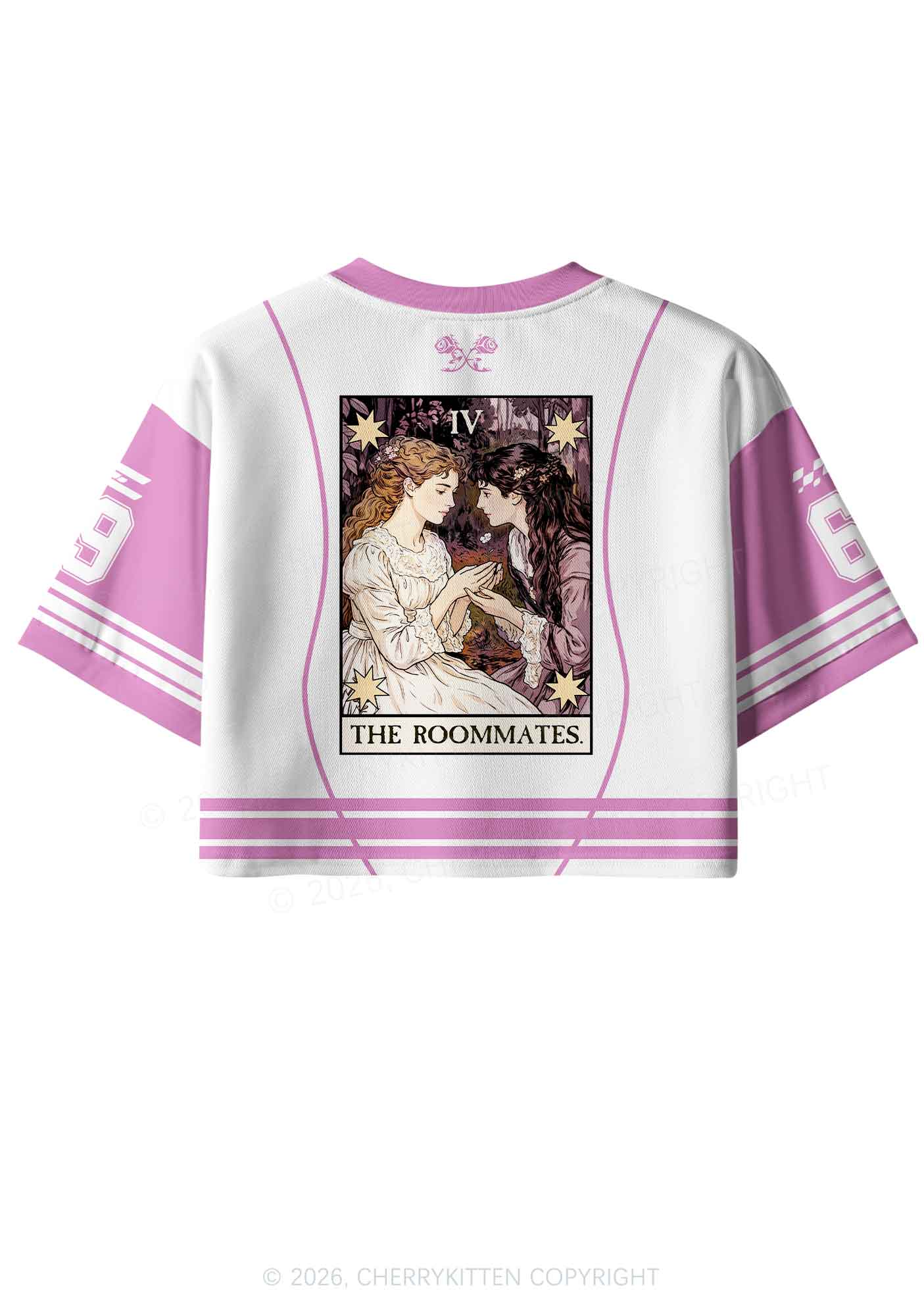 The Roommates Pride Y2K Crop Sport Jersey Shirts Cherrykitten