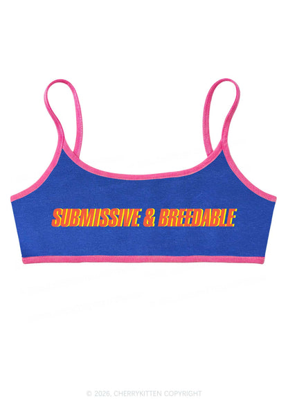 Submissive And Breedable Y2K Super Crop Cami Cherrykitten