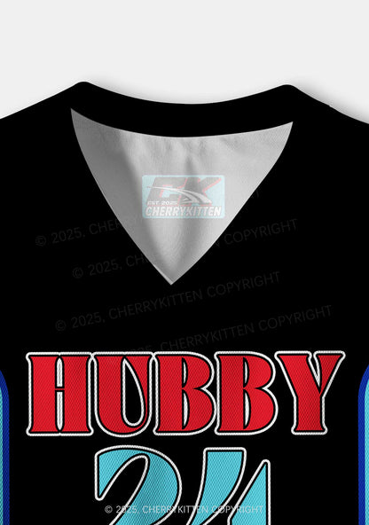 Custom Black Hubby Valentine's Day Y2K Sport Jersey Shirts Cherrykitten