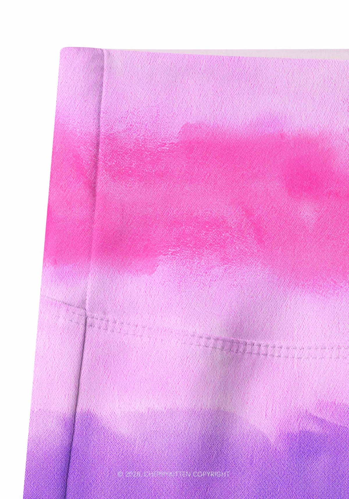 Bisexual Tie Dye Pride Y2K Print Gym Shorts Cherrykitten