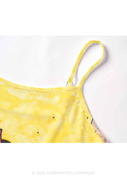 Call Daddy Y2K Mesh Cami Tank Cherrykitten
