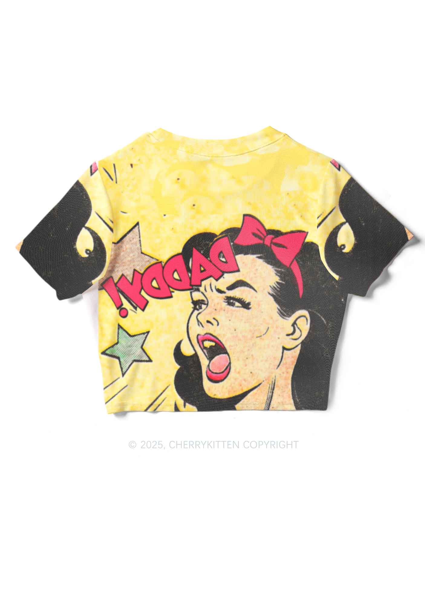 Call Daddy Y2K Mesh Crop Top Cherrykitten
