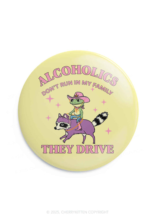Alcoholics Drive 1Pc Y2K Pin Badge Cherrykitten