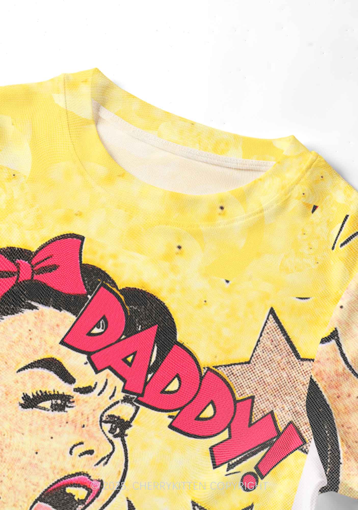 Call Daddy Y2K Mesh Crop Top Cherrykitten