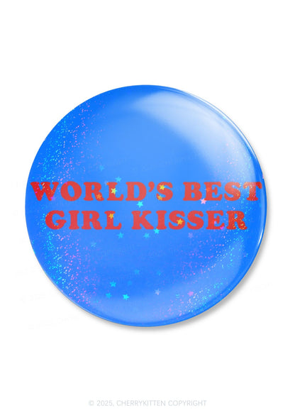 Best Girl Kisser Pride 1Pc Y2K Pin Badge Cherrykitten