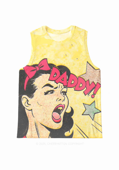 Call Daddy Y2K Mesh Muscle Tank Cherrykitten