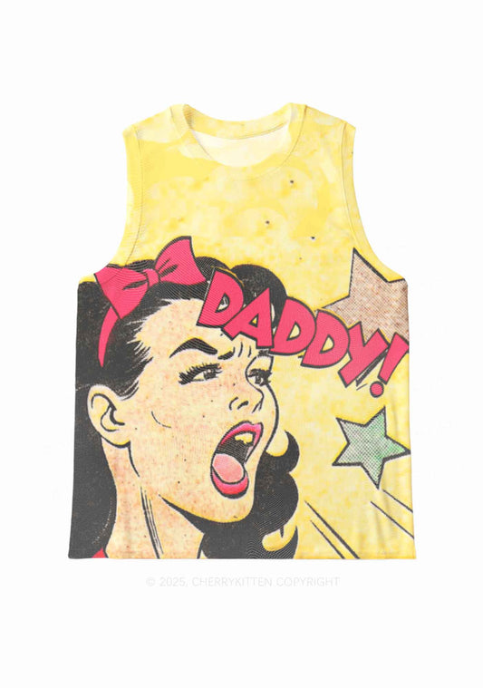 Call Daddy Y2K Mesh Muscle Tank Cherrykitten