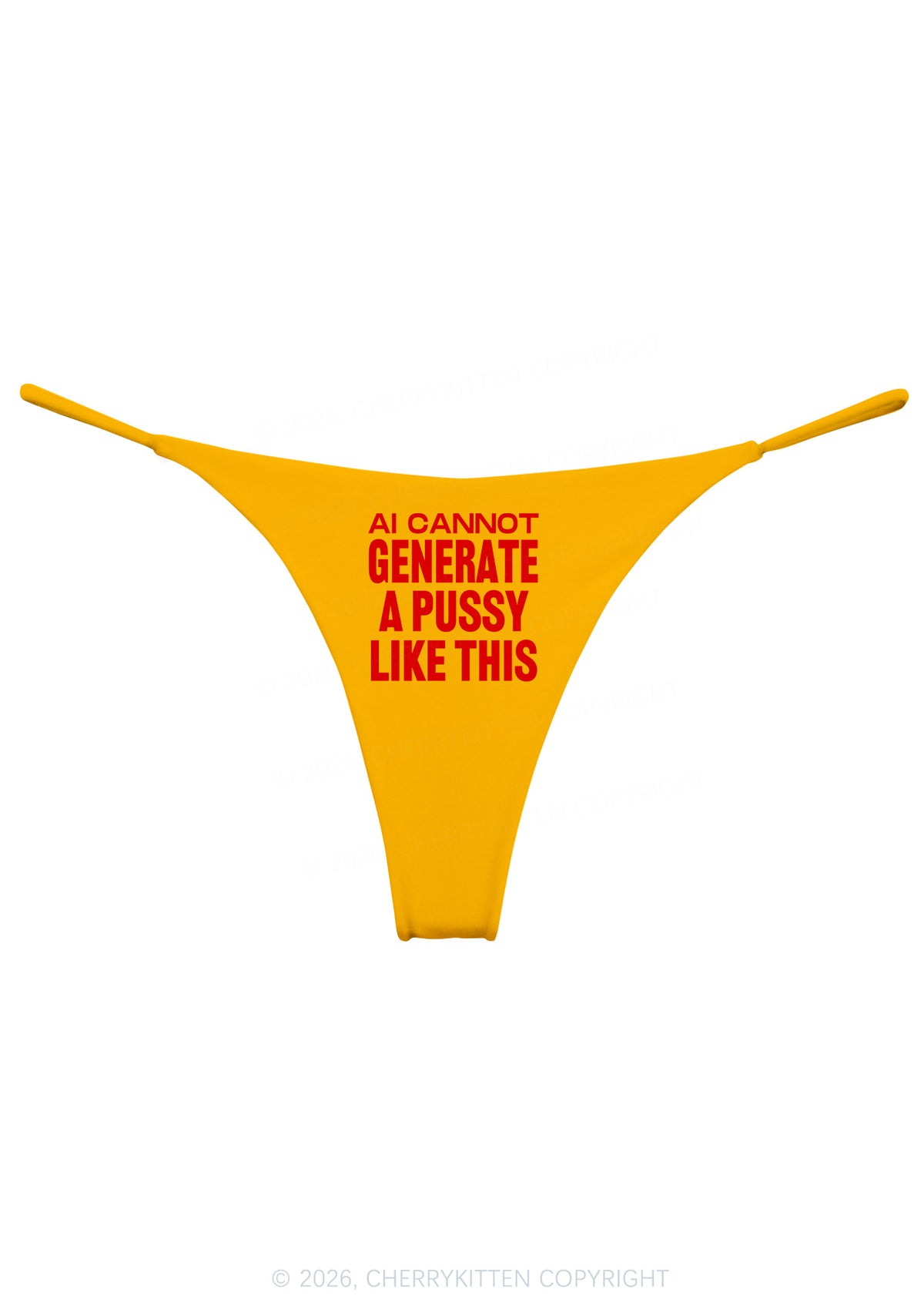 Ai Cannot Generate Puxxy Y2K Bikini String Thong Cherrykitten