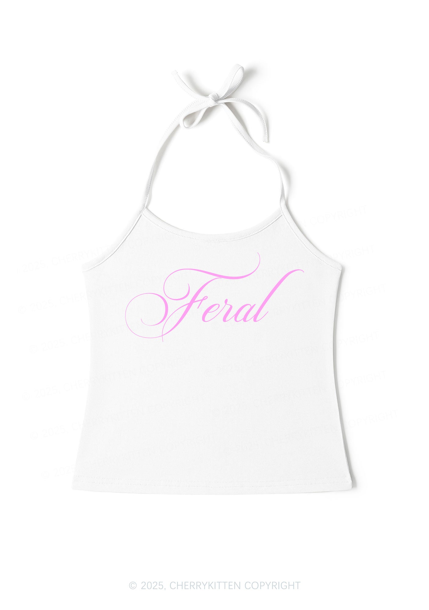 Feral Y2K Halter Neck Cami Cherrykitten