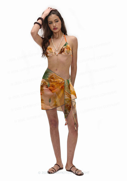 Fairy Kiss Pride Y2K Print Bikini Set Cherrykitten
