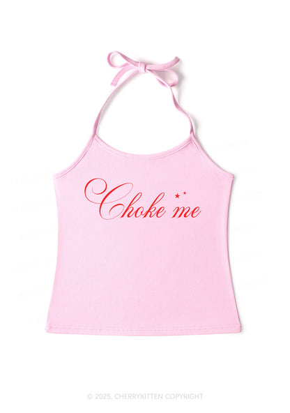 Choke Me Y2K Halter Neck Cami Cherrykitten