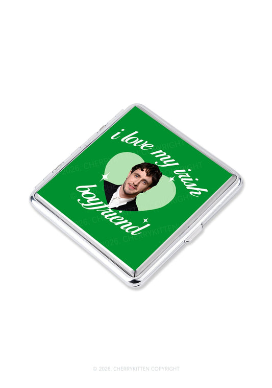 Custom Love My Irish Boyfriend St Patricks Y2K Cigarette Case Cherrykitten