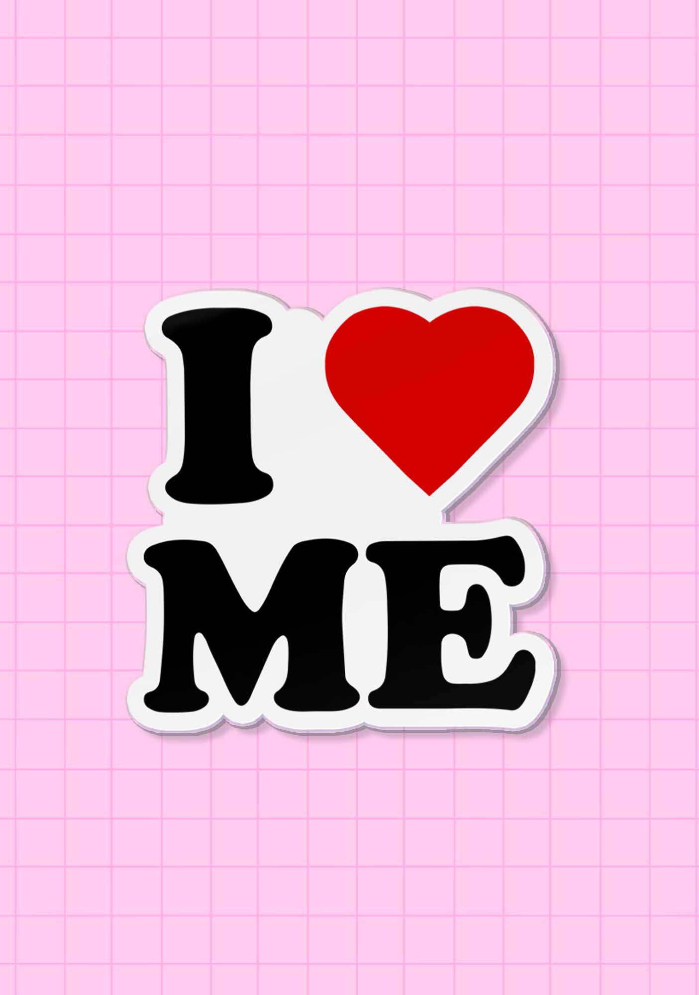 I Love Me 1Pc Y2K Pin Cherrykitten