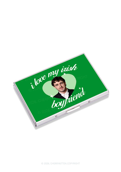 Custom Love My Irish Boyfriend St Patricks Y2K Mirror Cigarette Case Cherrykitten