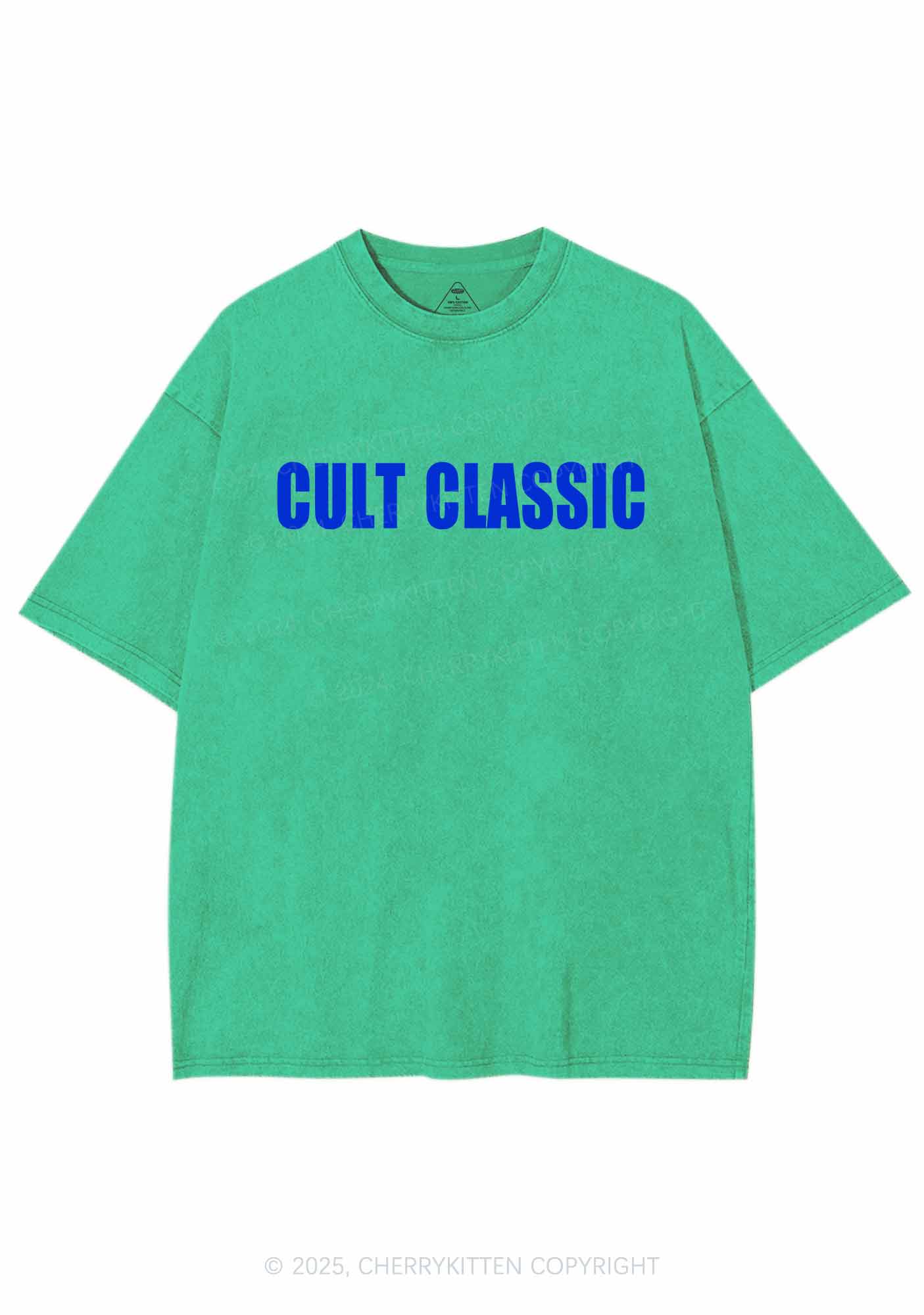 Cult Classic Y2K Shirts Washed Tee Cherrykitten