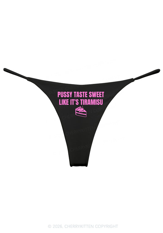 Puxxy Taste Sweet Y2K Bikini String Thong Cherrykitten