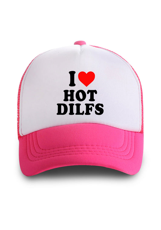 I Love Hot Dxxfs Trucker Hat