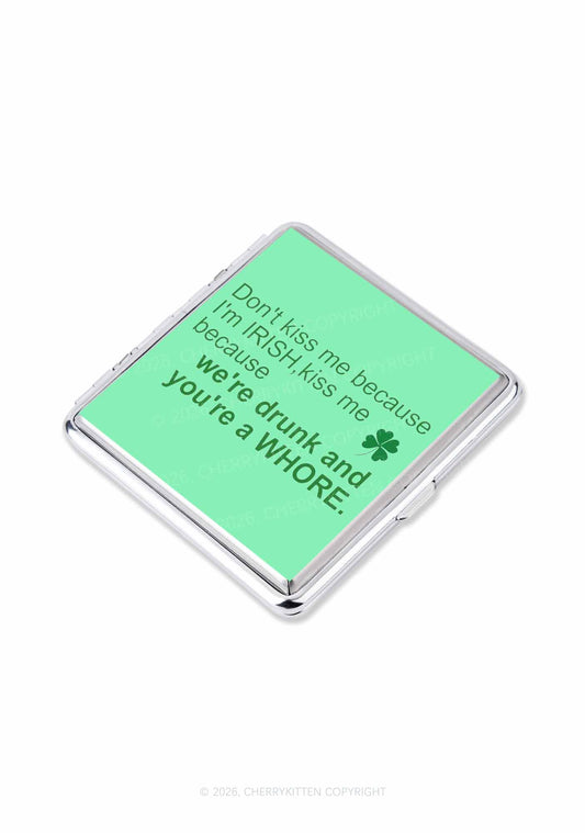 Drunk And Hore St Patricks Y2K Cigarette Case Cherrykitten