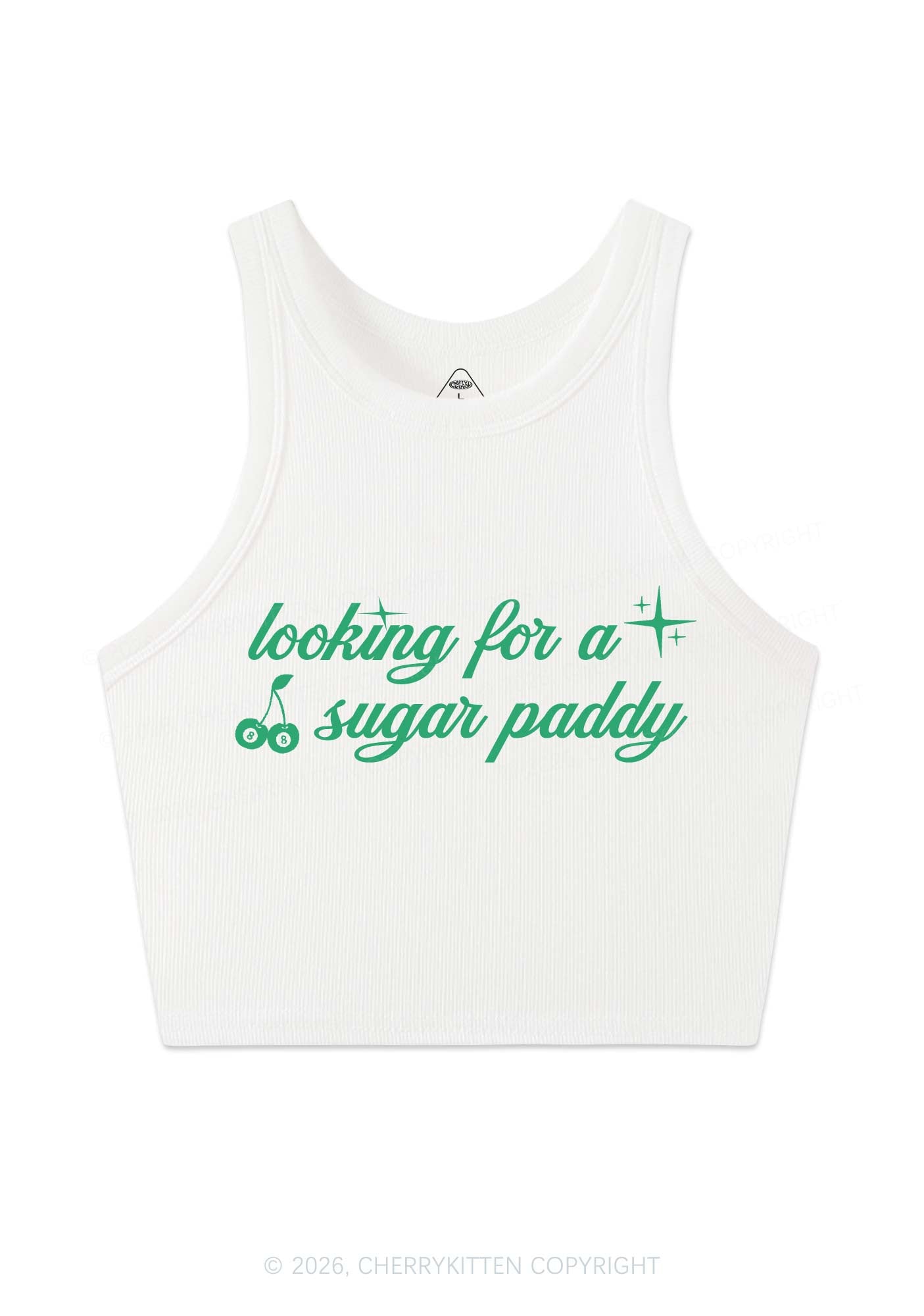 Looking For A Sugar Paddy St Patricks Y2K Crop Tank Top Cherrykitten