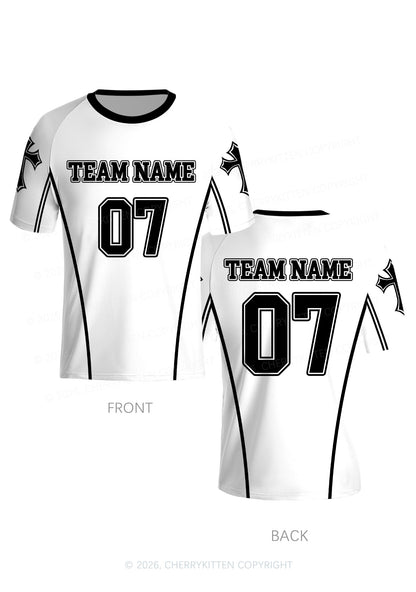 Custom Team Name Y2K Football Jersey Shirts Cherrykitten