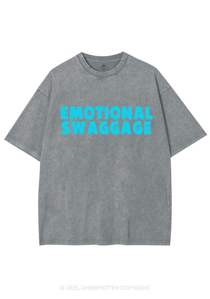 Emotional Swaggage Y2K Shirts Washed Tee Cherrykitten