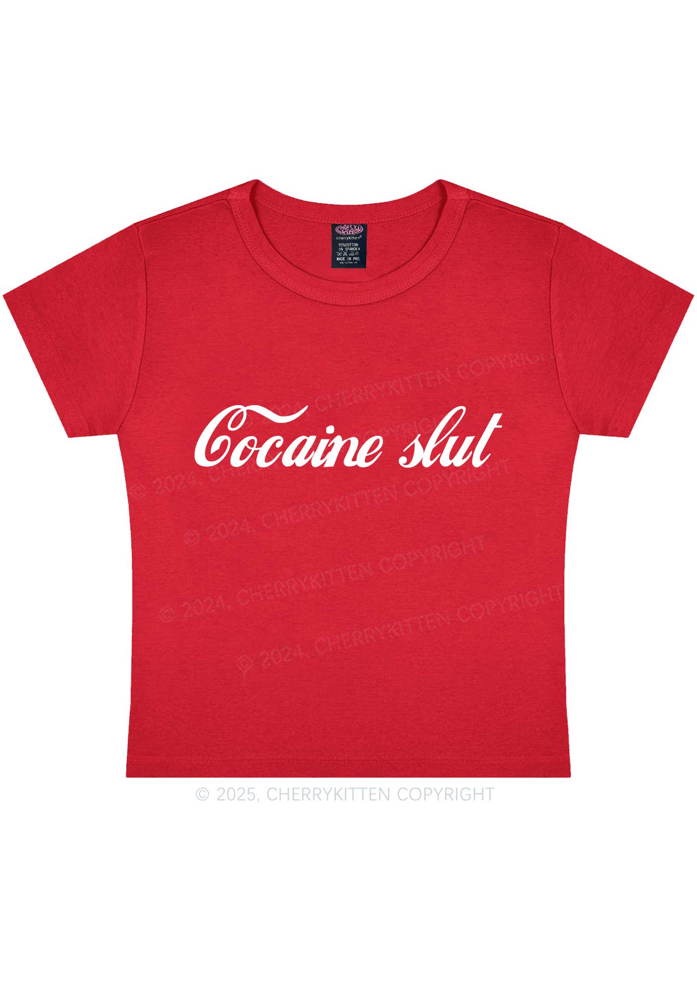 Cola Slxt Y2K Baby Tee Cherrykitten