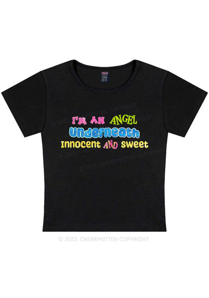 Curvy Innocent Sweet Angel Y2K Baby Tee Cherrykitten