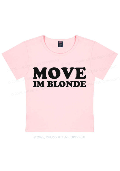 Move Im Blonde Y2K Baby Tee Cherrykitten