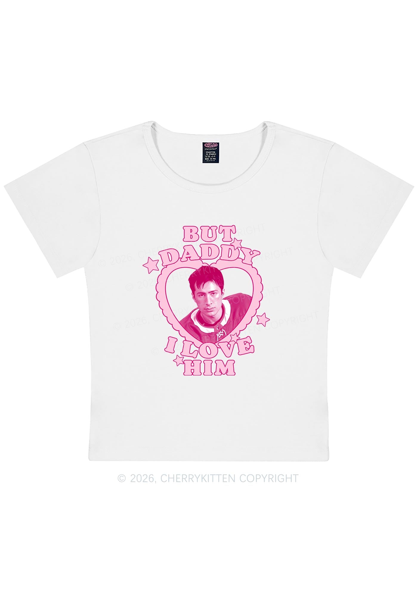 But Daddy I Love HW Y2K Baby Tee Cherrykitten