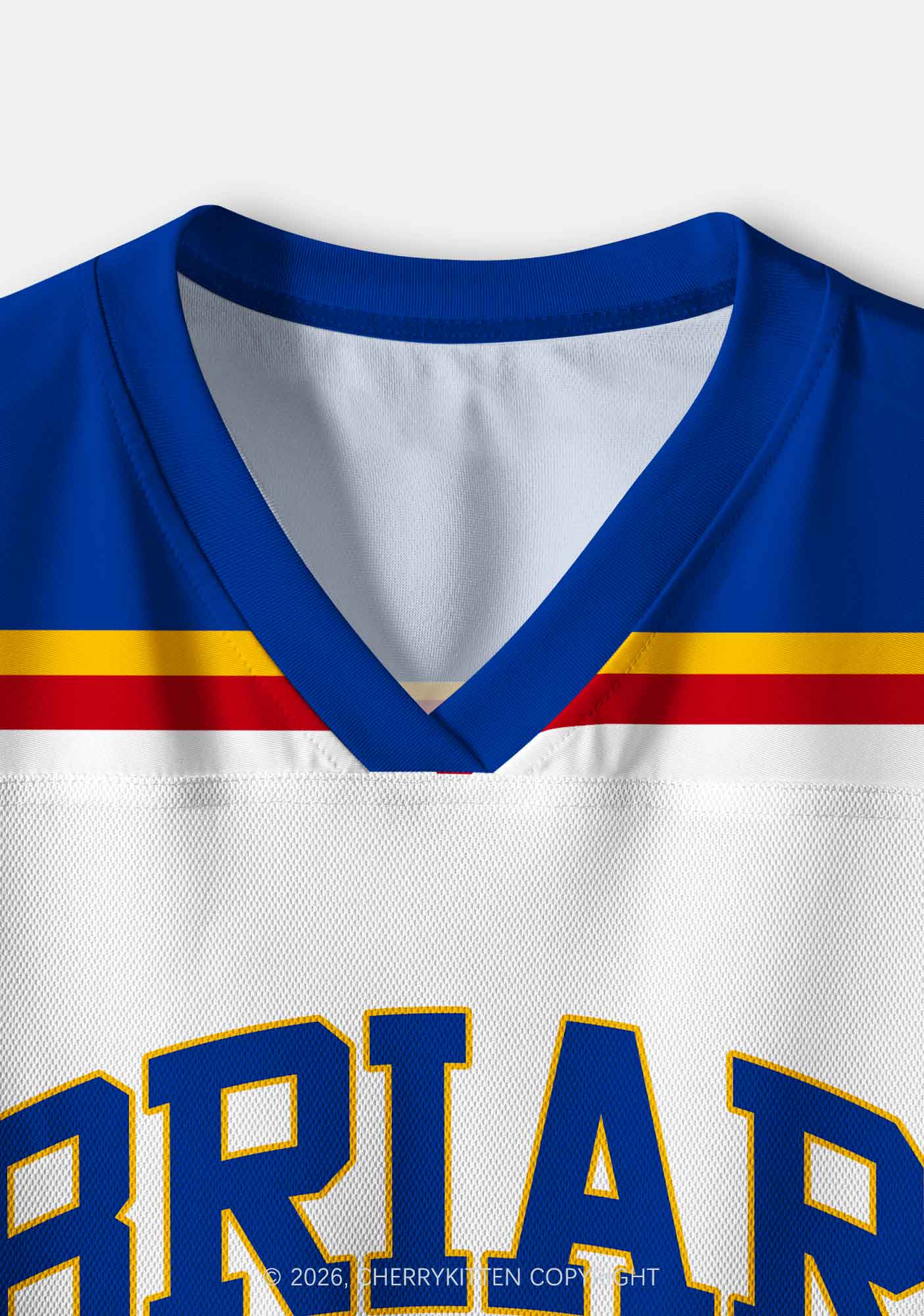 Retro White Hockey Team JT Y2K Crop Sport Jersey Shirts Cherrykitten
