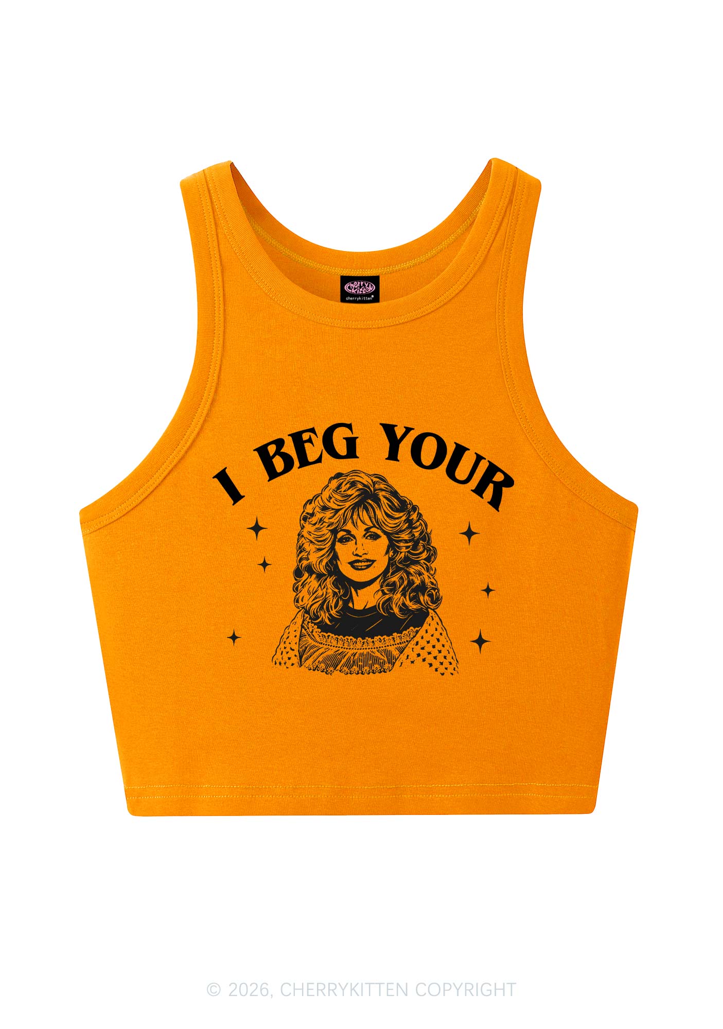 I Beg Your DP Y2K Crop Tank Top Cherrykitten