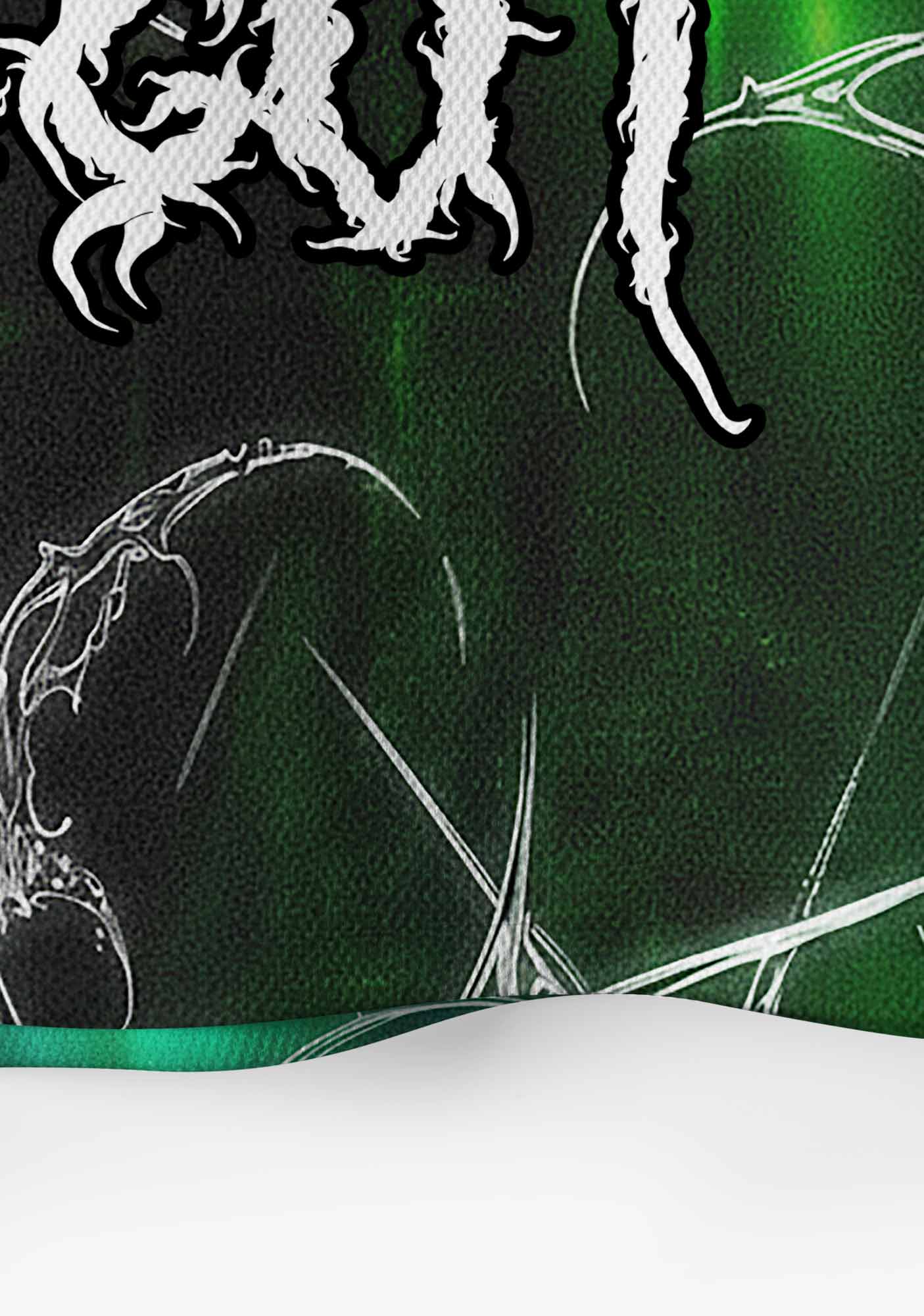 Green Gothic Faggot Pride Y2K Crop Sport Jersey Shirts Cherrykitten
