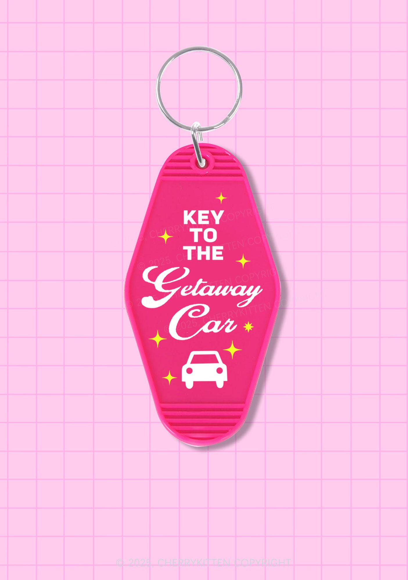 The Getaway Car 1Pc Y2K Hotel Keychain Cherrykitten
