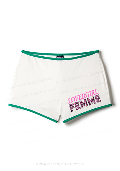 Lovergirl Femme Pride Y2K Booty Shorts Cherrykitten