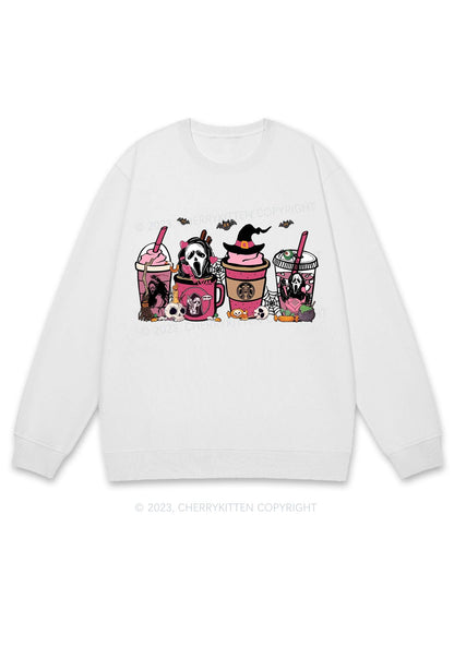 Halloween Drinks Y2K Sweatshirt Cherrykitten