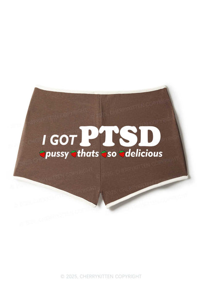I Got Delicious PTSD Y2K Booty Shorts Cherrykitten