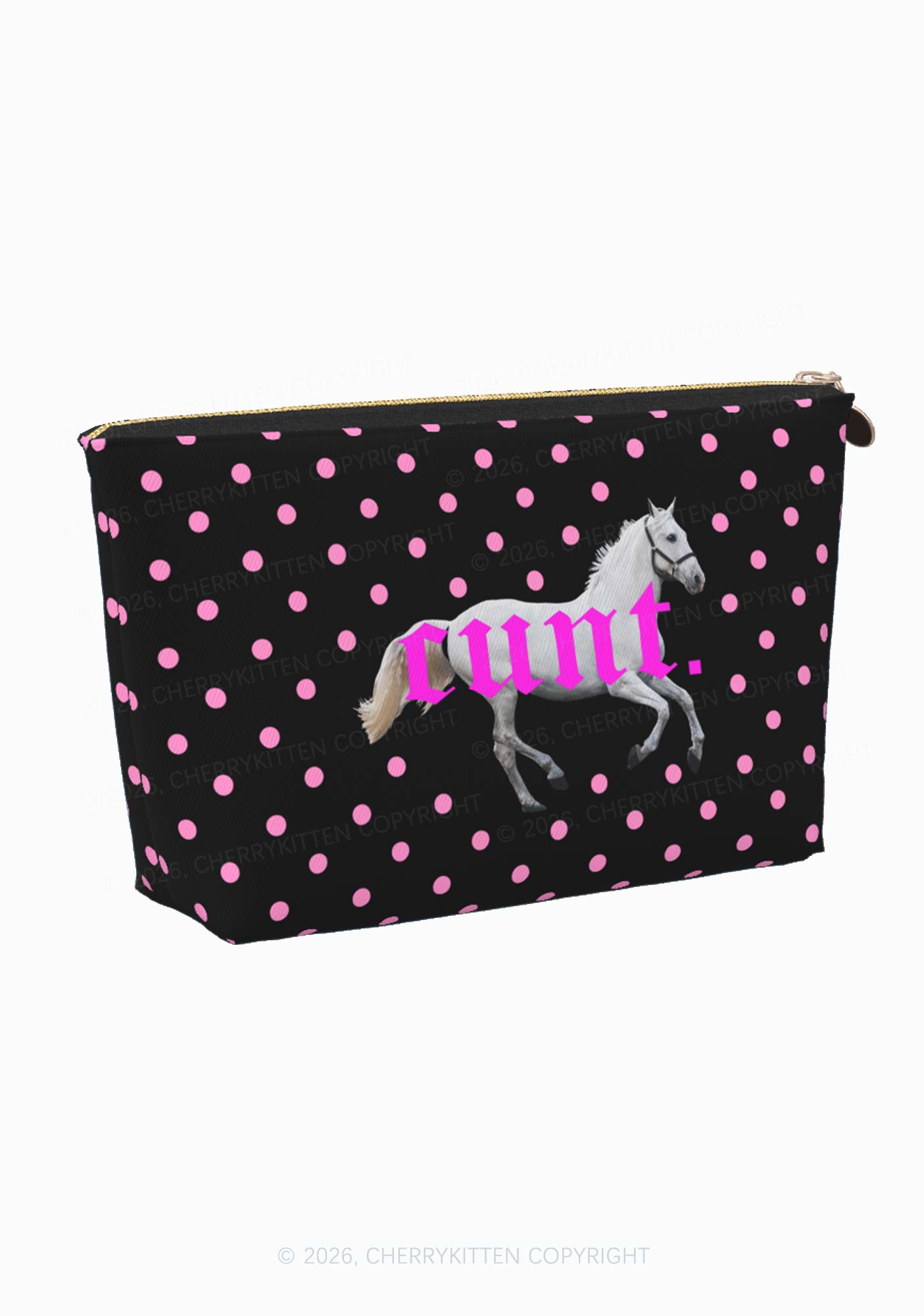 Cxxt Pony Y2K Makeup Bag Cherrykitten