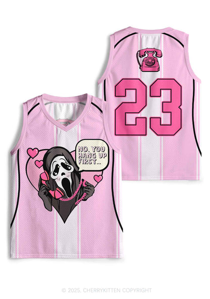 Halloween Custom Horror Hang Up Frist Y2K Sport Jersey Tank Cherrykitten