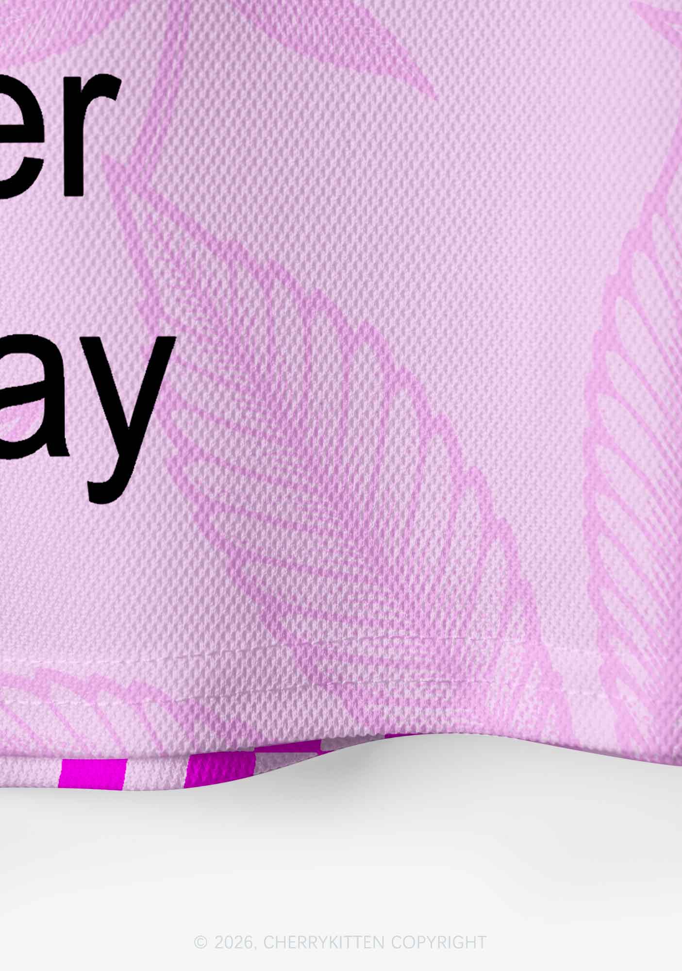 Pls Dont Give Me Cigarette Y2K Crop Sport Jersey Shirts Cherrykitten
